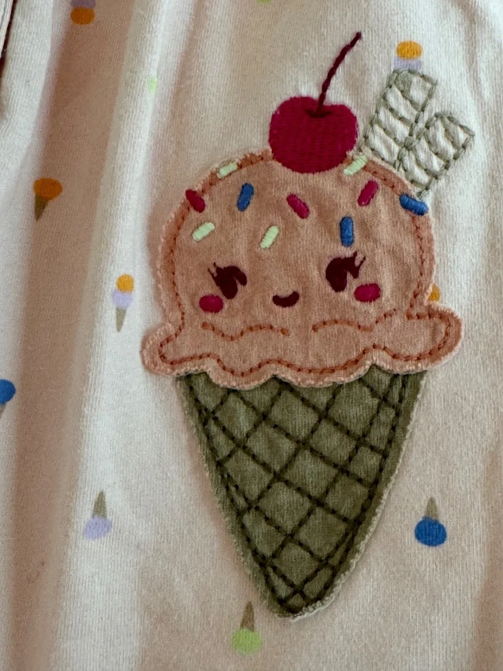 Carter’s Ice Cream Baby Girl 12 Month Romper